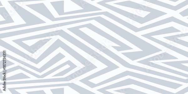 Obraz Abstract Geometric Pattern with Intersecting Lines and Shapes.