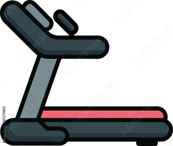 Obraz Treadmill machine icon