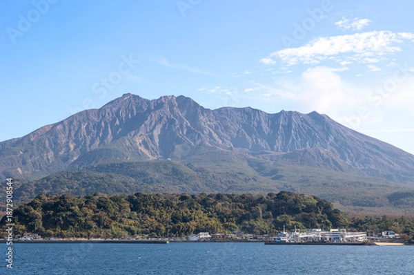Obraz 桜島（鹿児島市・鹿児島港側から撮影）
