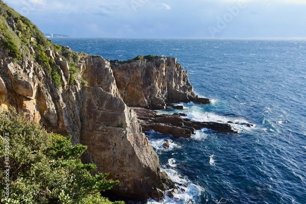 Obraz 和歌山県, 白浜町の三段壁