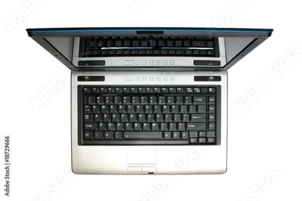 Obraz Laptop Comptuters top view