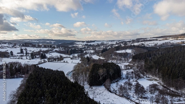 Fototapeta Dimanche hivernale