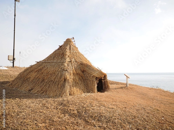 Obraz 十勝ホロカヤントーの復元竪穴住居