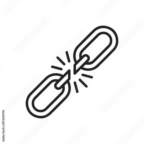 Obraz weaknesses single icon
