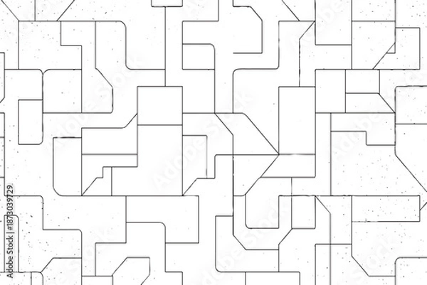 Fototapeta Abstract Geometric Line Pattern Background