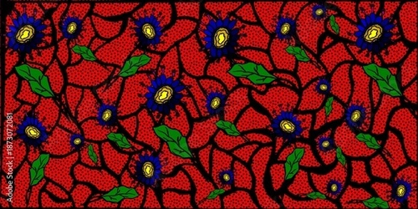 Obraz kitenge pattern