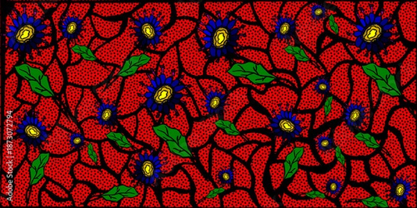 Obraz kitenge pattern