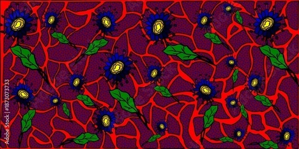 Obraz kitenge pattern