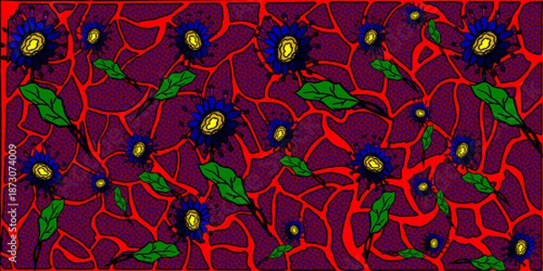 Obraz kitenge pattern