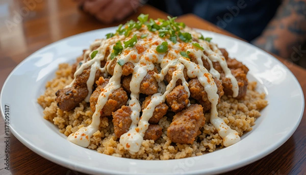 Obraz rice with chicken