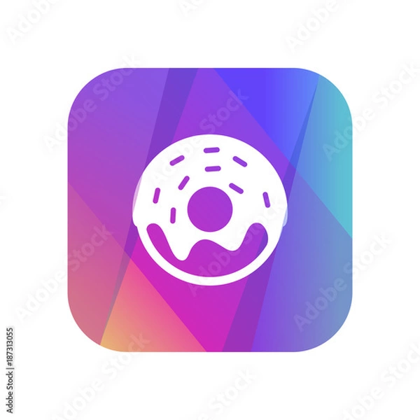 Fototapeta Multi-Color App Button