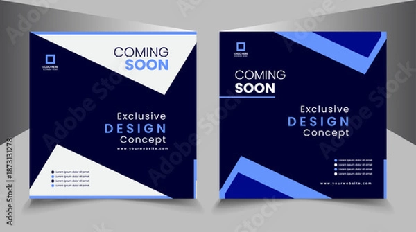 Fototapeta unique clean banner design sample 