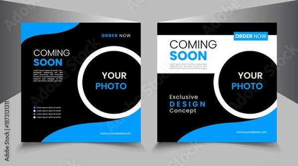 Fototapeta unique clean banner design sample 