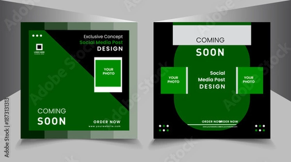 Obraz unique clean banner design sample 