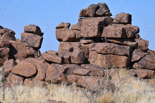 Obraz Rock formation Giants Playground Namibia