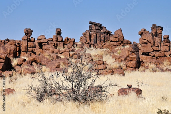 Obraz Rock formation Giants Playground Namibia