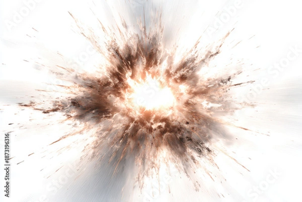 Obraz Exploding Burst of Light and Dust
