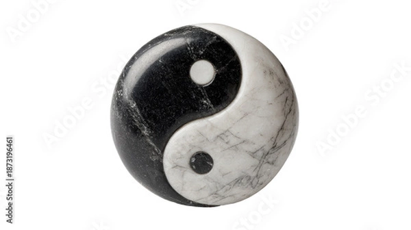 Obraz Yin Yang Marble Ball