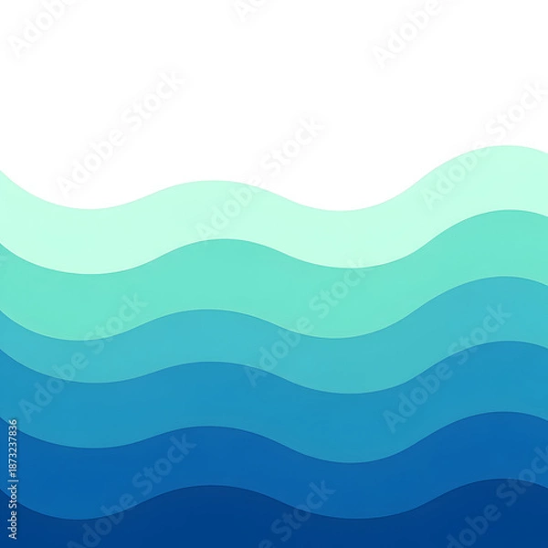 Obraz Abstract wavy gradient
