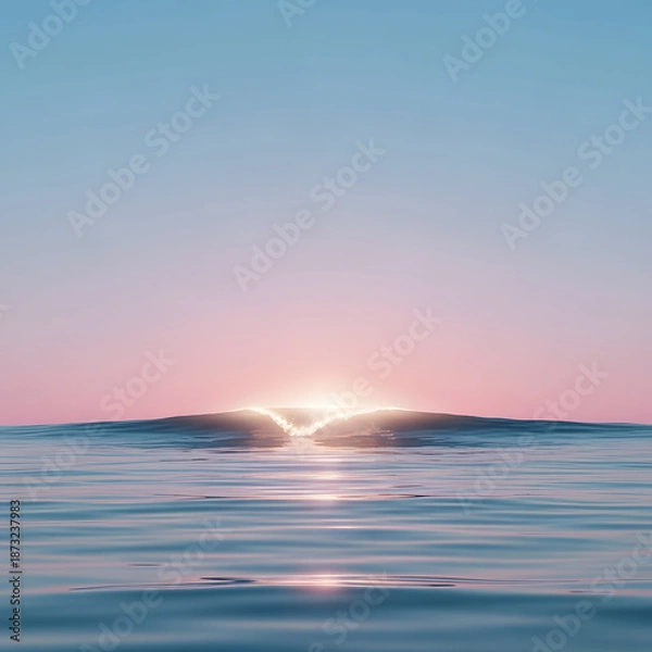 Obraz Serene sunset over calm ocean