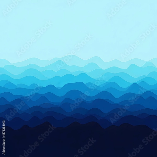 Obraz Abstract mountain range