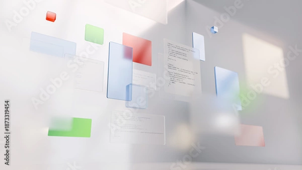 Obraz Abstract screens and layers