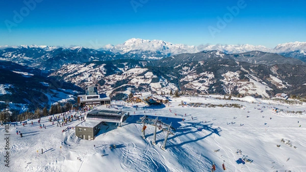 Obraz Alpine Ski Resort Panorama