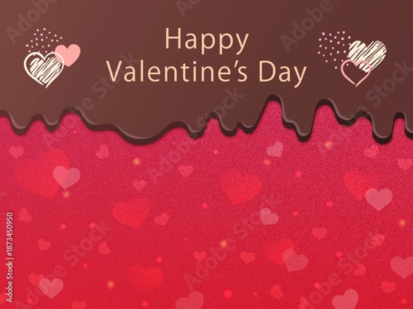 Obraz バレンタイン背景