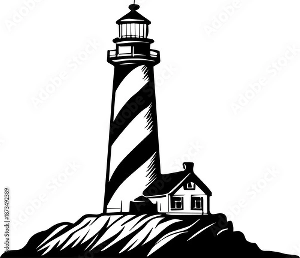 Obraz Lighthouse Illustration