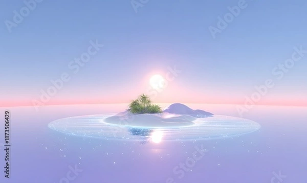 Obraz Frutiger Aero style background, generation AI 