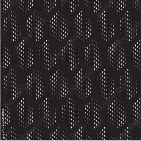 Obraz Seamless 3D geometric cube pattern background for modern abstract design