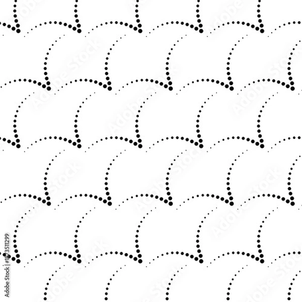 Fototapeta Seamless 3D geometric cube pattern background for modern abstract design