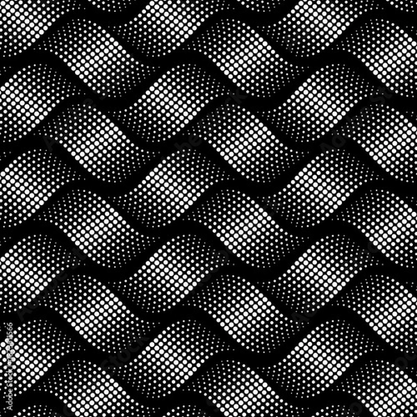 Fototapeta Seamless 3D geometric cube pattern background for modern abstract design