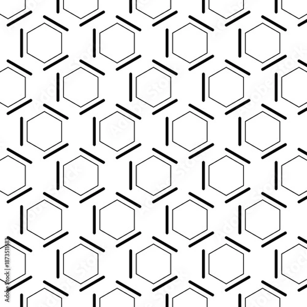 Fototapeta Seamless 3D geometric cube pattern background for modern abstract design