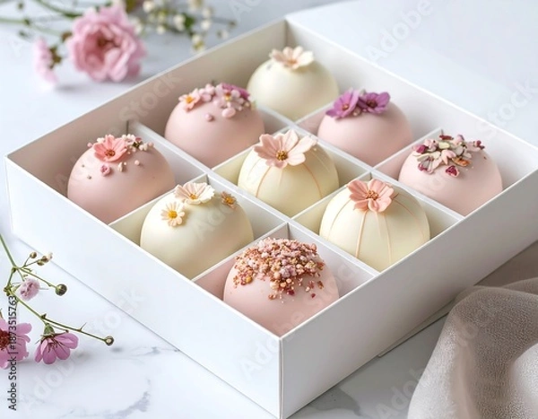 Fototapeta Chocolate balls