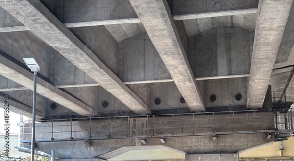 Obraz 桁橋の下部構造（主桁・横梁・点検通路）