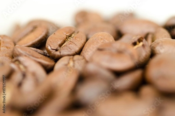 Obraz coffee beans close up