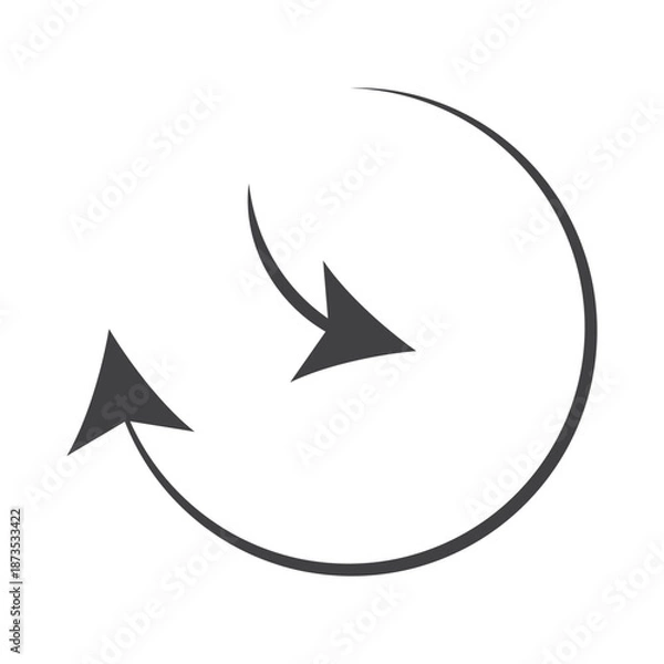 Obraz Continuous Cycle Arrows Icon