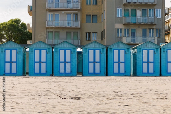 Obraz Beach Huts, Venice Lido