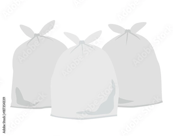 Obraz ゴミ袋　イラスト