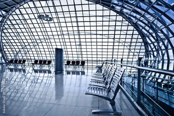 Obraz Waiting room with chairs