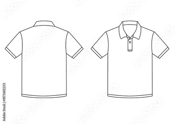 Obraz ポロシャツ　白　半袖　襟開き