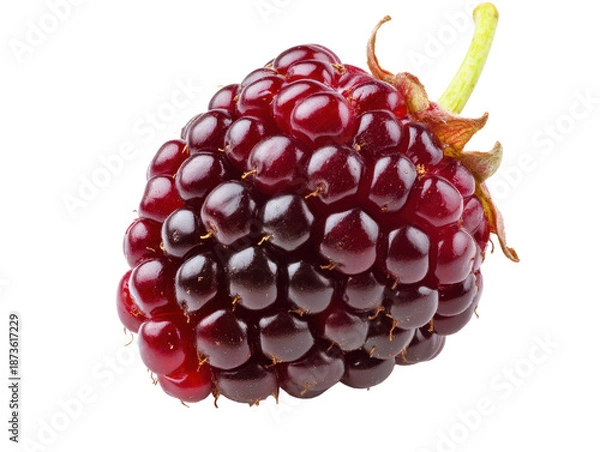 Obraz Single Ripe Raspberry Isolated