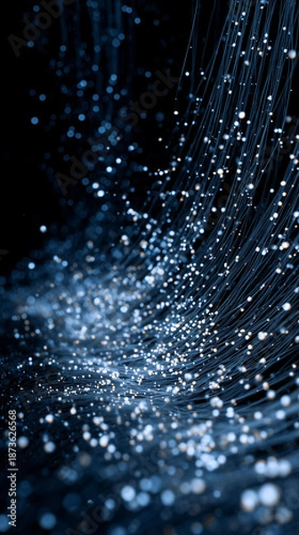 Obraz blue abstract background