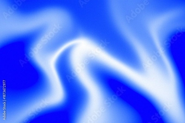 Obraz Abstract Blue Gradient Background with Smooth Wave Effect