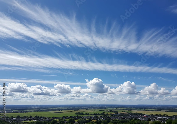 Fototapeta sky and clouds