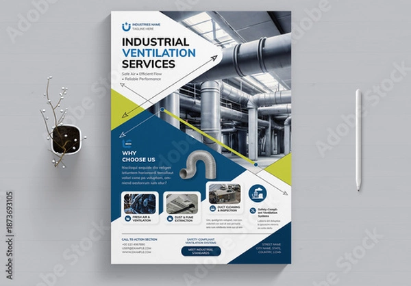Obraz Industrial Ventilation Services Flyer