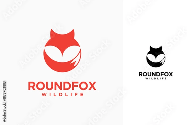 Obraz Circle fox logo symbol icon design