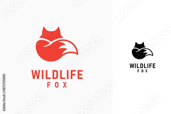 Obraz Fox logo symbol icon design