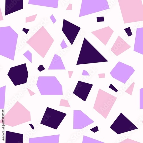 Obraz Seamless colorful sticky note pattern with photo frames